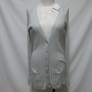 Marc Jacobs gray button cardigan tunic sweater top Size Sz Medium Md M